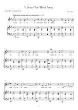 H.L. Adams: Sence You Went Away (arr. for voice & piano)