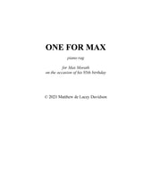 Davidson: One for Max
