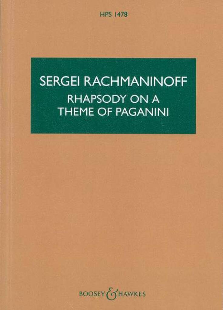 Rachmaninoff: Rhapsody on a Theme of Paganini, Op. 43 – Ficks Music