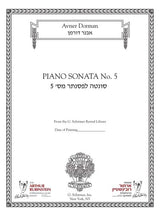 Dorman: Piano Sonata No. 5