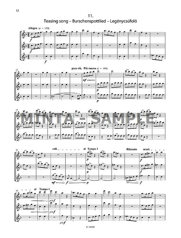 Bartók: Flute Trios