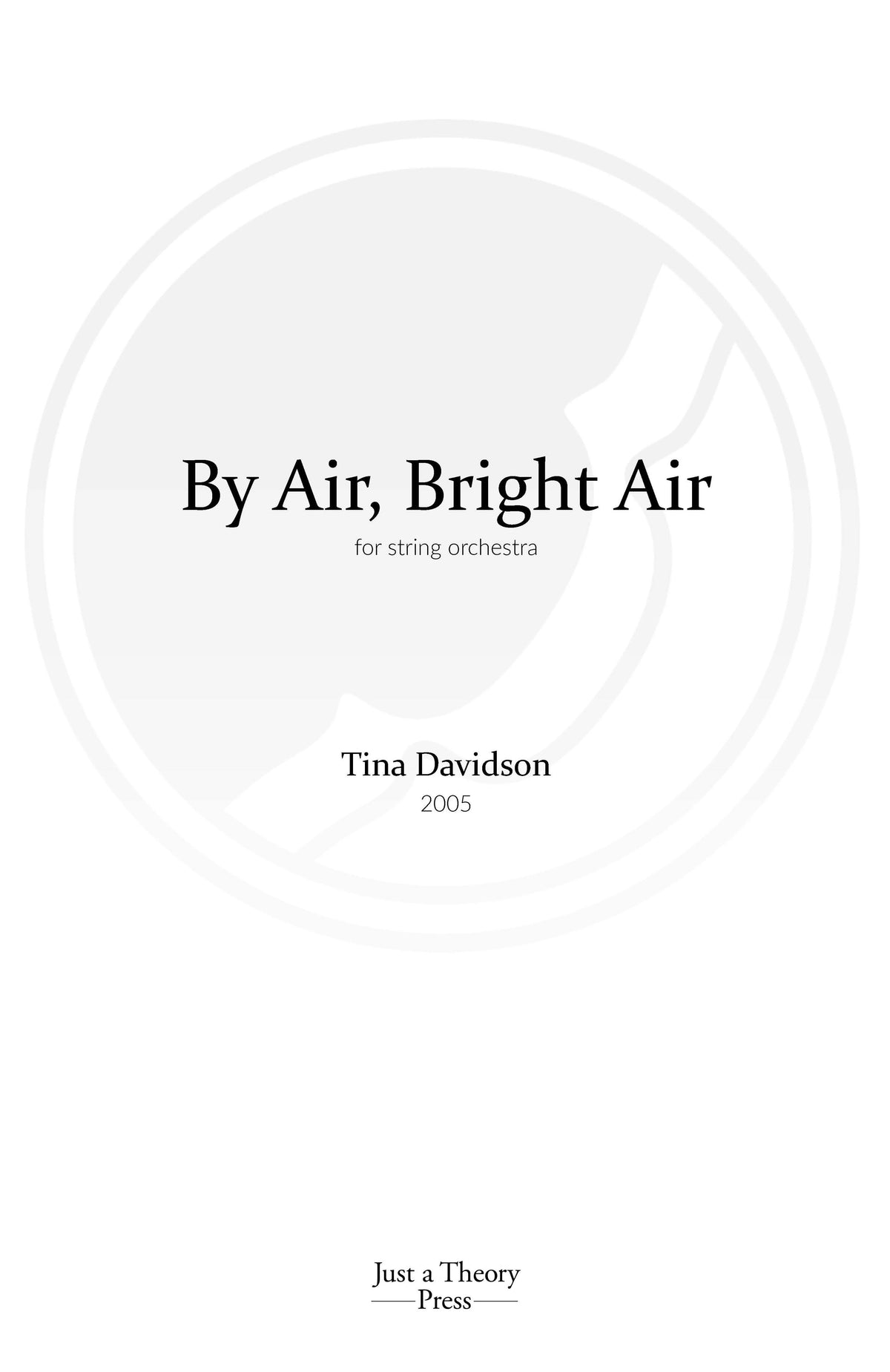 Davidson: By Air, Bright Air