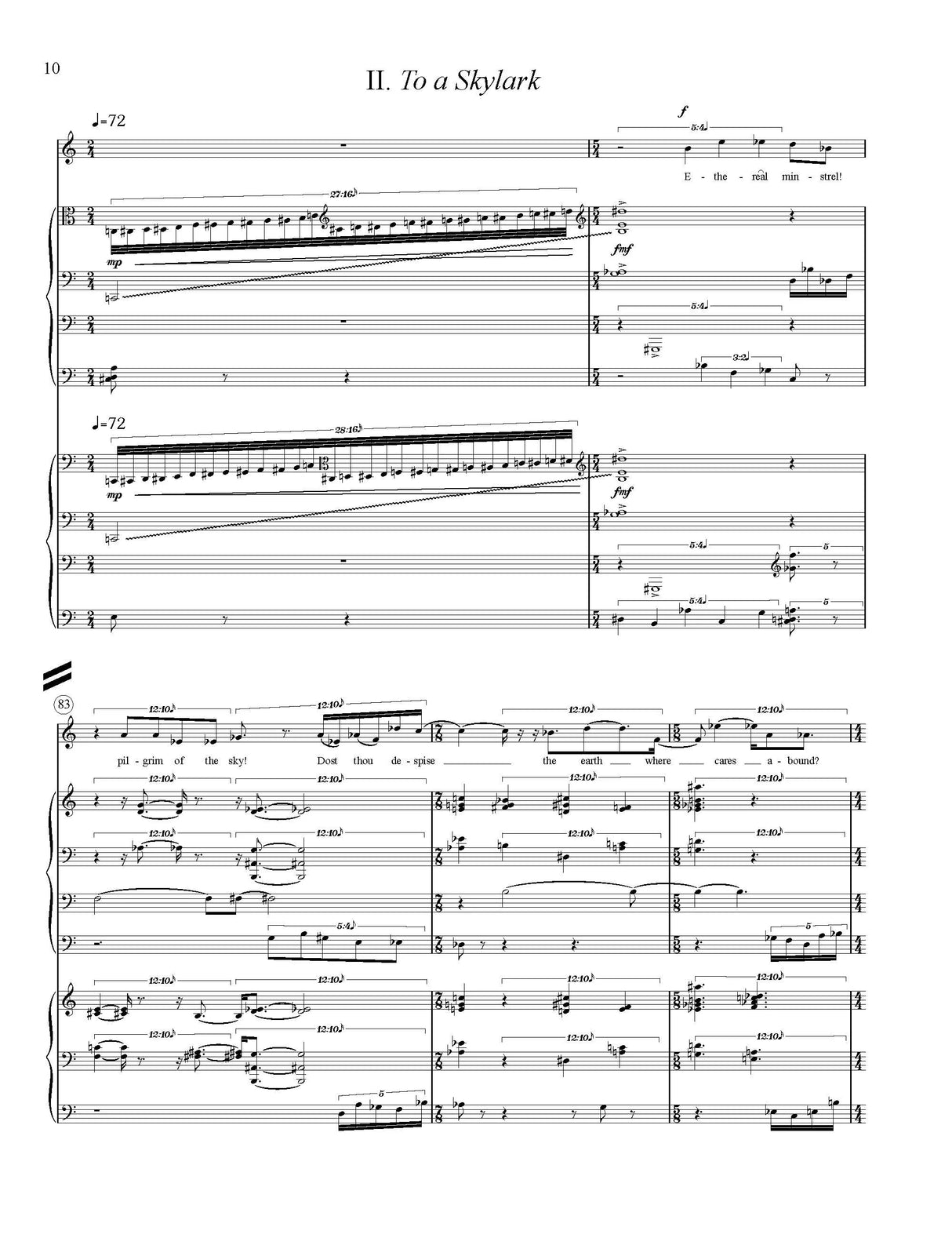Melby: Three Wordsworth Songs