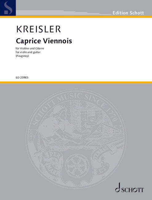 Kreisler: Caprice Viennois, Op. 2 (arr. for violin & guitar)