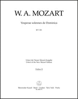 Mozart: Vesperae solennes de Dominica, K. 321