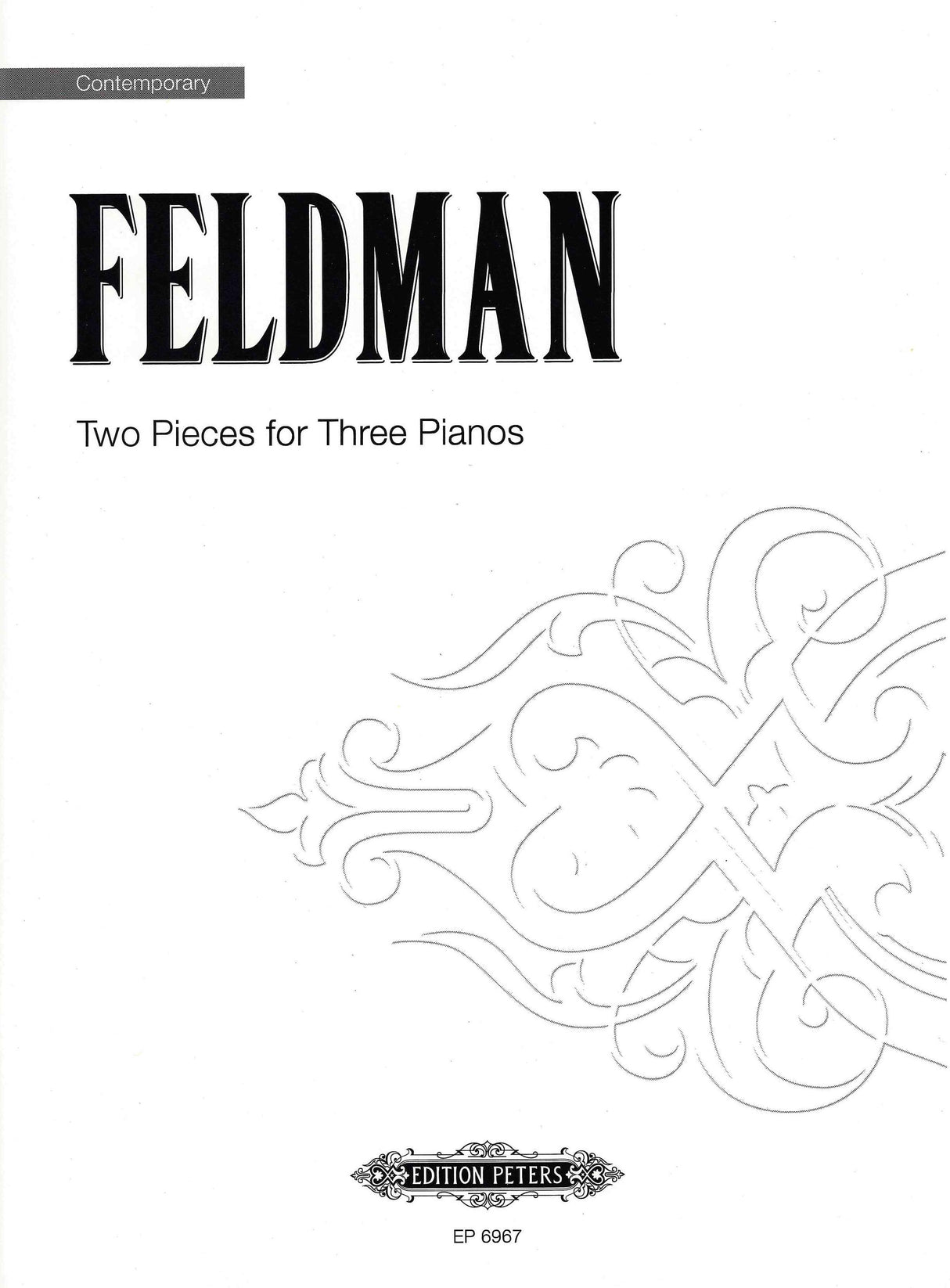 Feldman: Two Pieces for Three Pianos