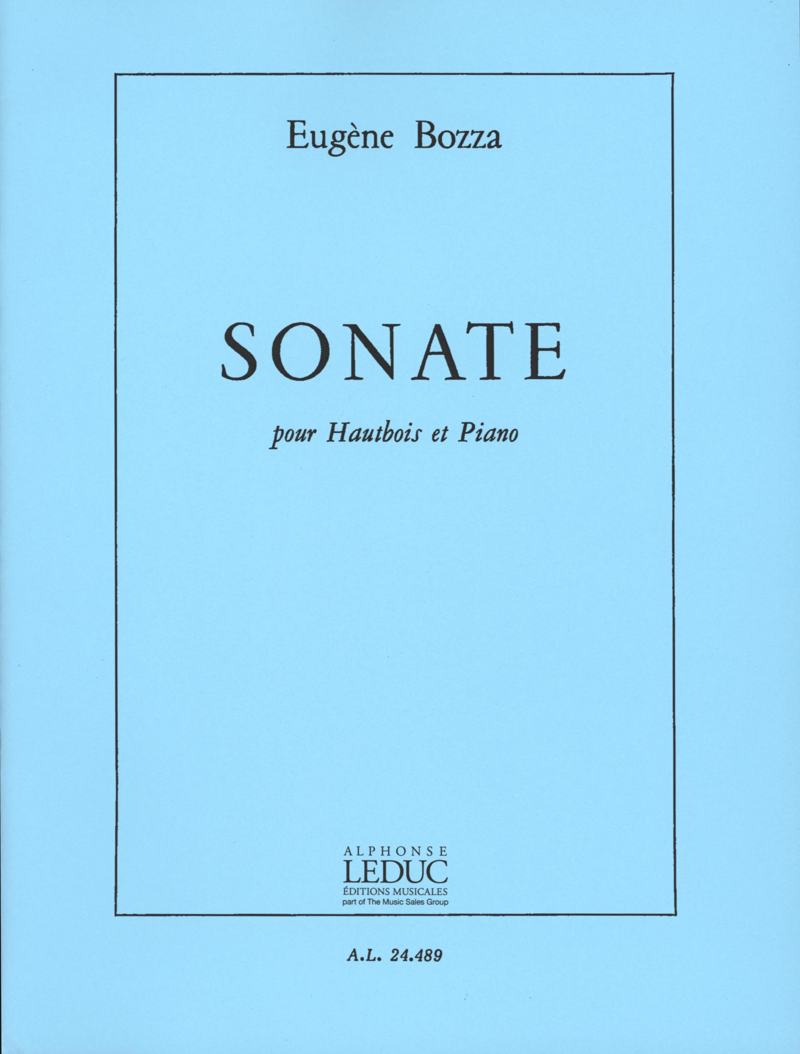 Bozza: Oboe Sonata – Ficks Music