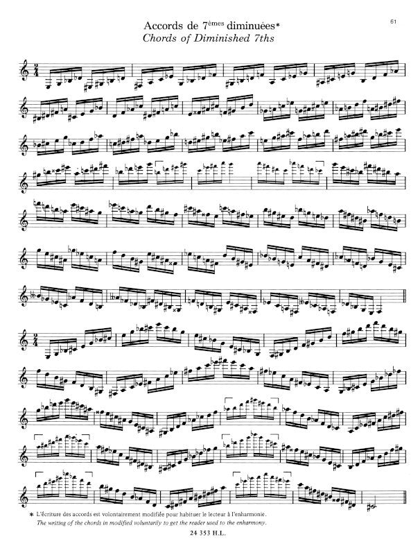 Didier: The Scales of the Clarinetist - Volume 1