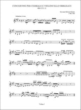 Martini: Concertino for Harpisichord & Cello Obbligato