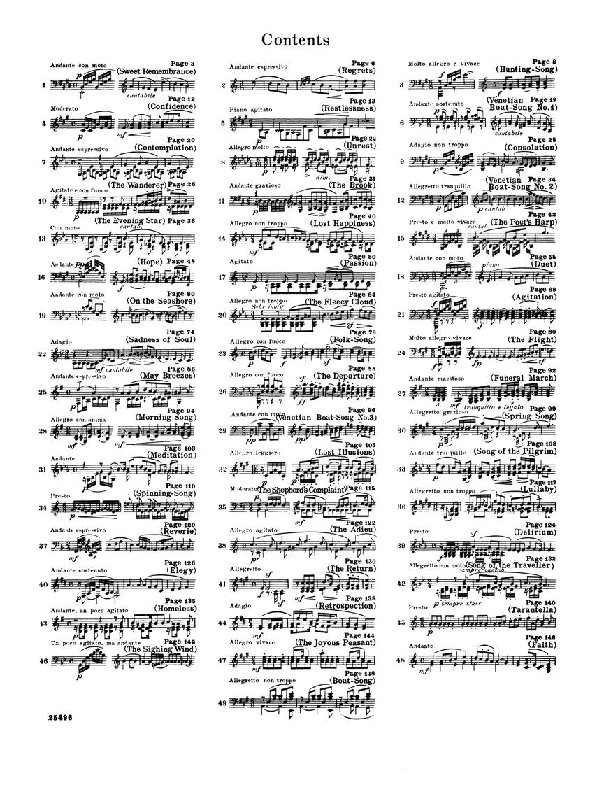 Mendelssohn: Songs Without Words