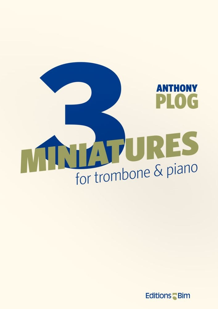 Plog: 3 Miniatures (arr. for trombone & wind ensemble)