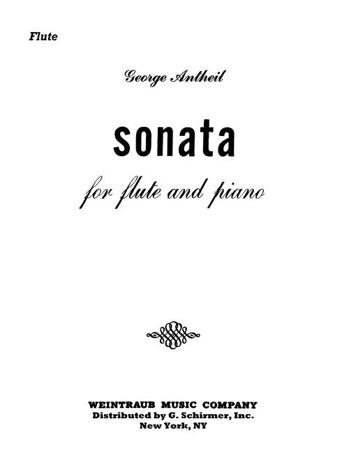 Antheil: Flute Sonata