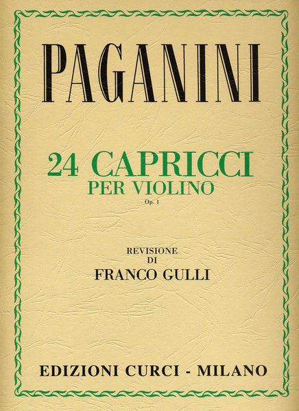 Paganini: 24 Caprices, Op. 1 – Ficks Music