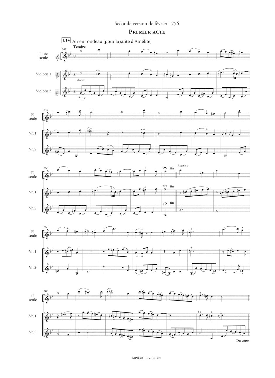 Rameau: Zoroastre, RCT 62A-B