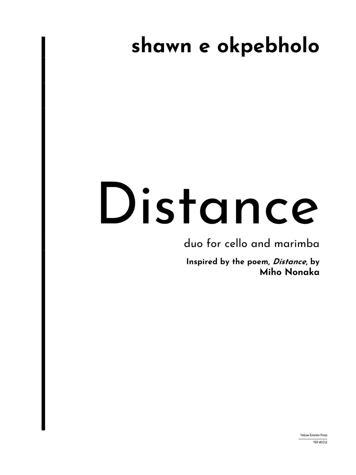 Okpebholo: Distance