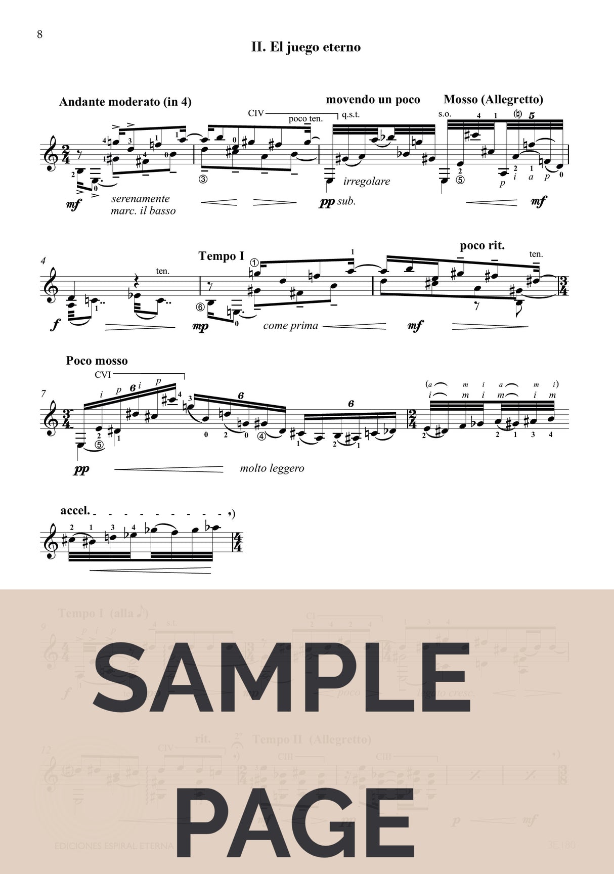 Brouwer: Sonata Homo Ludens No. 8