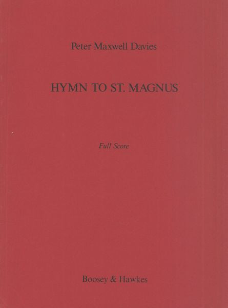 Davies: Hymn to St. Magnus