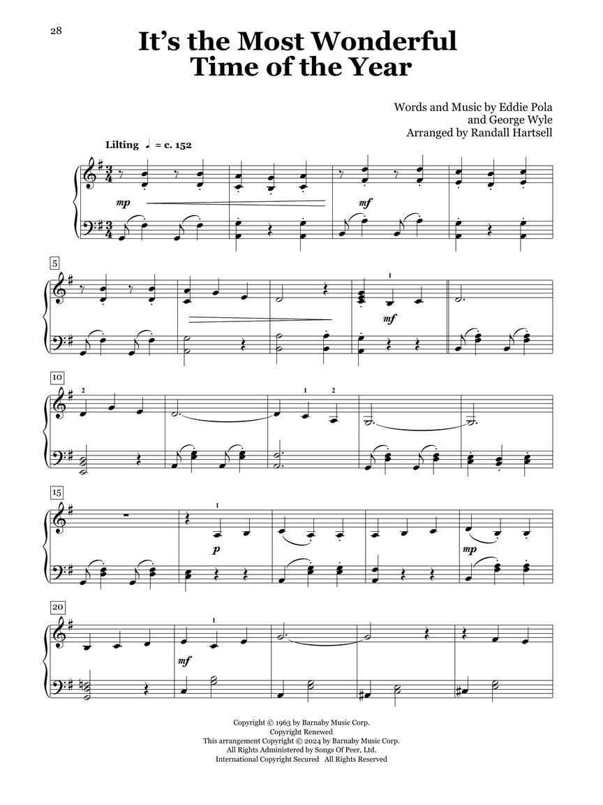 Christmas Pop Hits for Piano Solo – Ficks Music