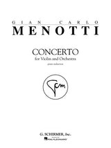 Menotti: Violin Concerto