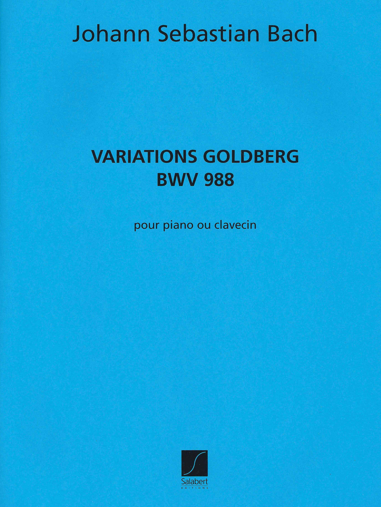Bach: Goldberg Variations, BWV 988