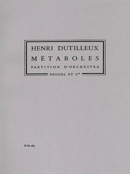 Dutilleux: Métaboles