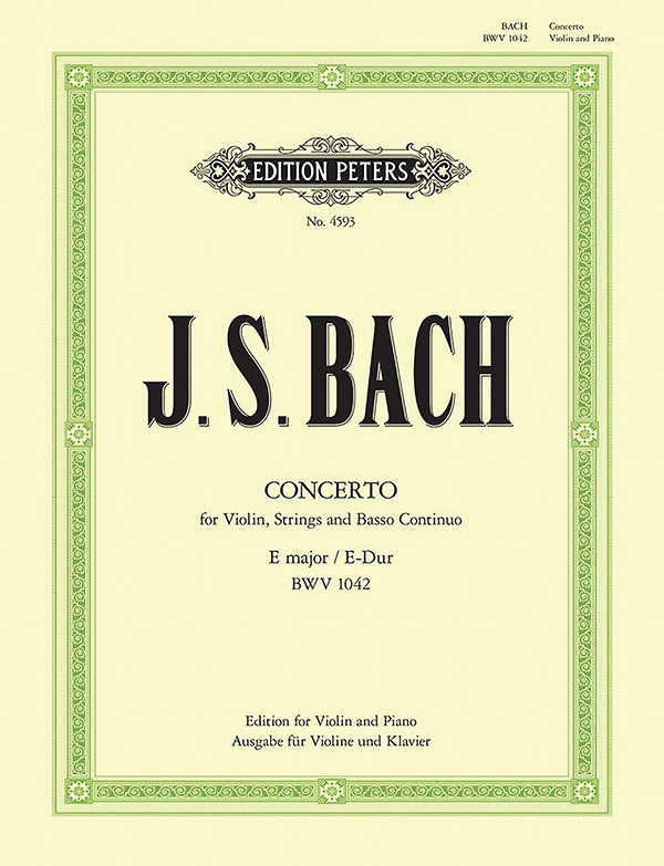 Bach: Violin Concerto in E Major, BWV 1042