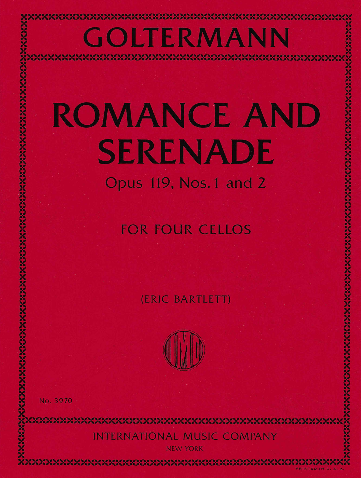 Goltermann: Romance & Serenade, Op. 119 (Version for Cello Quartet)