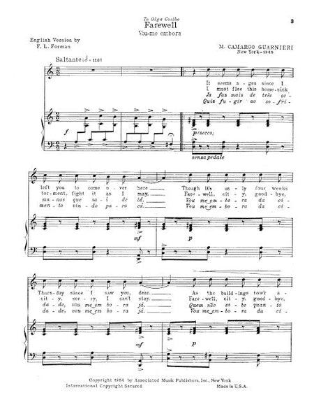 Guarnieri: Farewell (Vou-me embora)