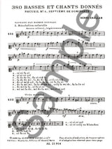 Challan: Basses et Chants Donnés - 3b (Septième de Dominante)