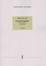 De Jong: Proverbia Bruegeliana, Op. 121