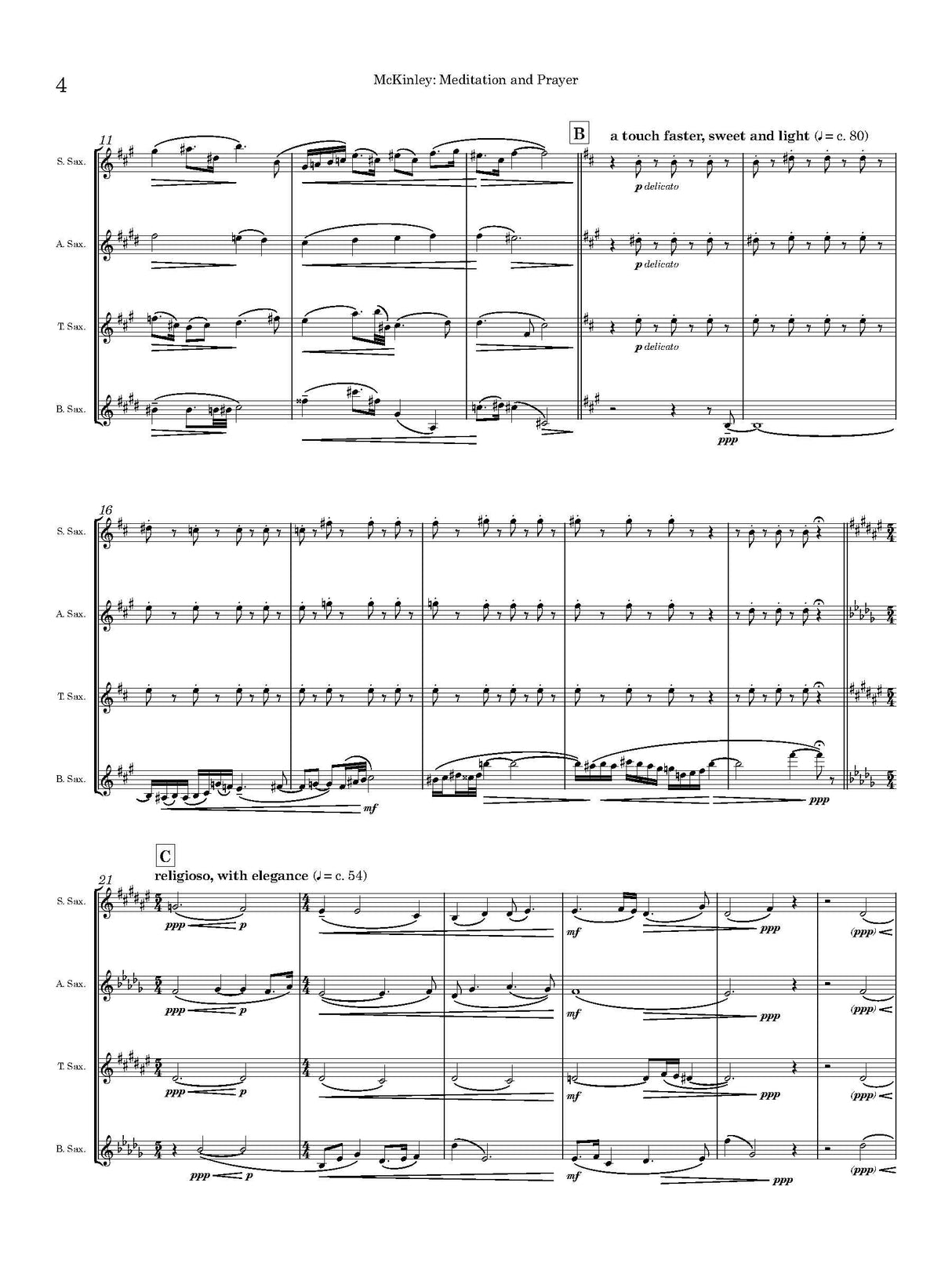 McKinley: Meditation and Prayer