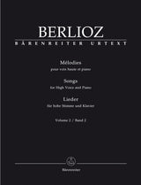 Berlioz: Mélodies (Songs) for High Voice and Piano - Volume 2