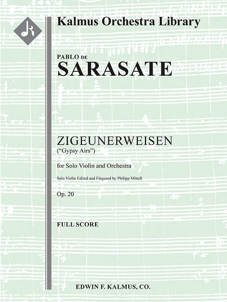 Sarasate: Zigeunerweisen, Op. 20