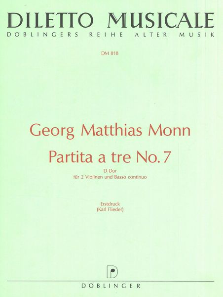 Monn: Partita a tre No. 7 in D Major