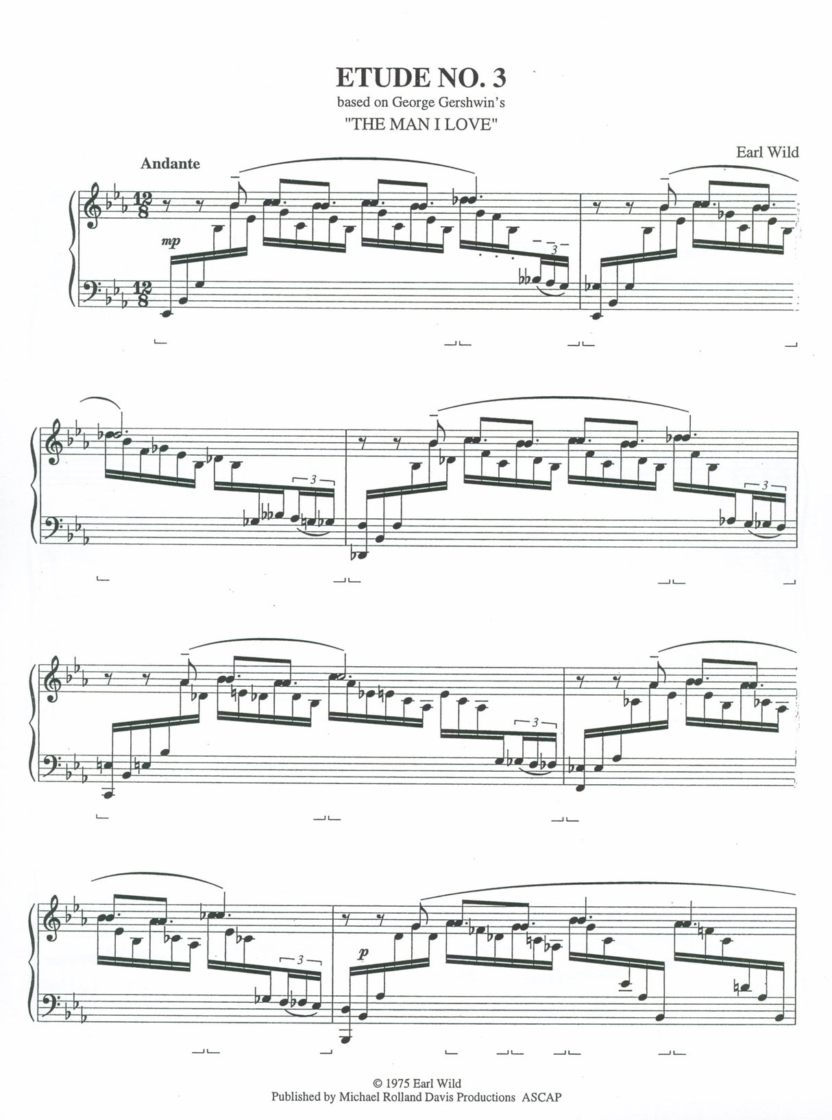 Wild: 7 Virtuoso Etudes based on Gershwin Songs