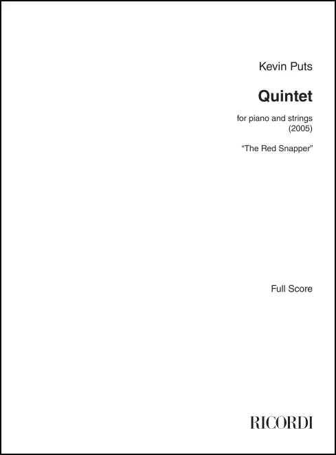 Puts: Piano Quintet (The "Red Snapper")