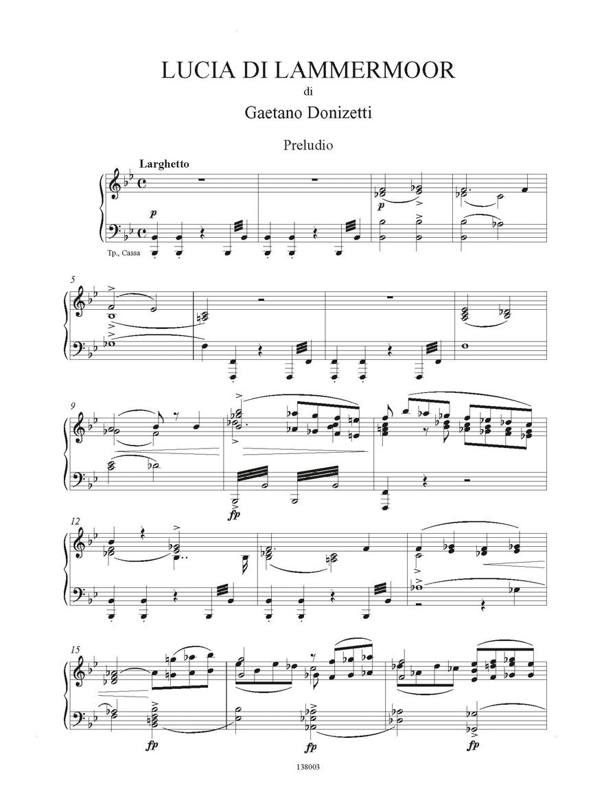 Donizetti: Lucia di Lammermoor – Ficks Music