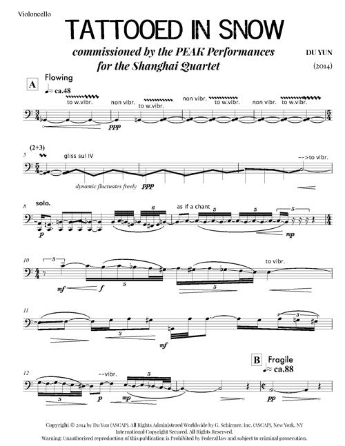 Du Yun: Tattooed in Snow