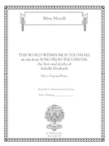 Mazzoli: This World Within Me is Too Small