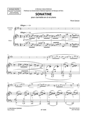 Sancan: Clarinet Sonatina