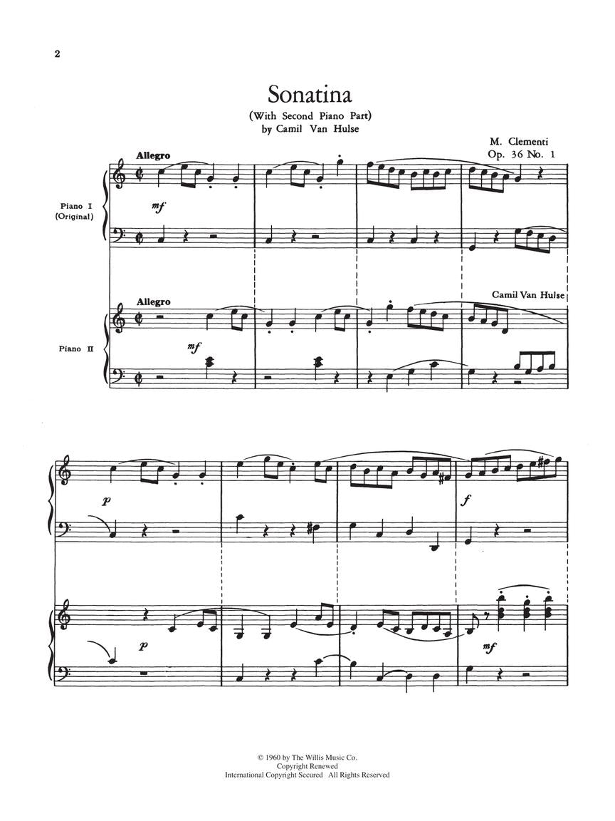 Clementi: Sonatina, Op. 36, No. 1 (arr. for piano 4-hands)