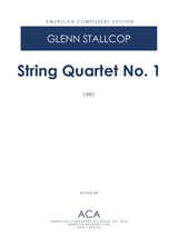Stallcop: String Quartet No. 1
