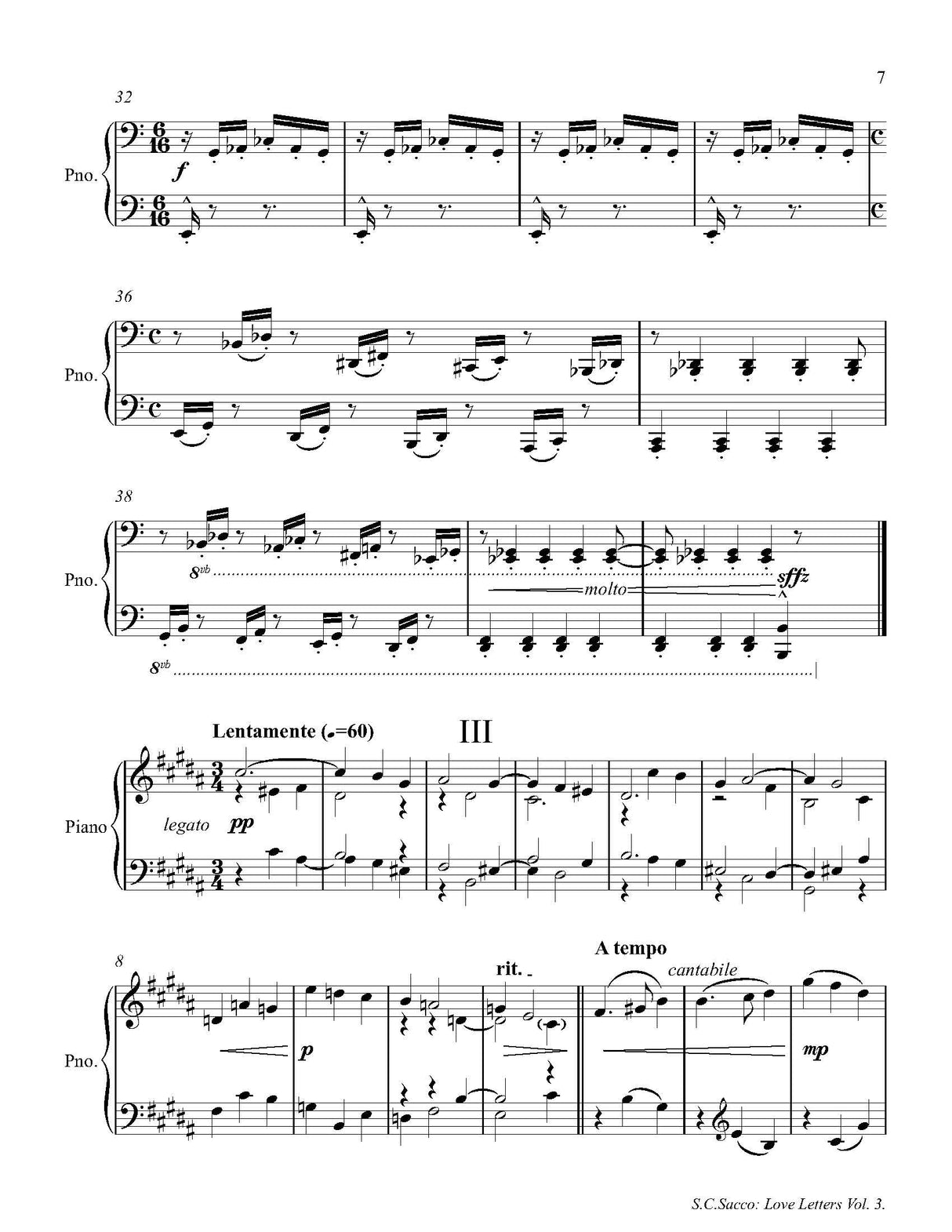 Sacco: Love Letters - Volume 3