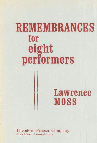 Moss: Remembrances