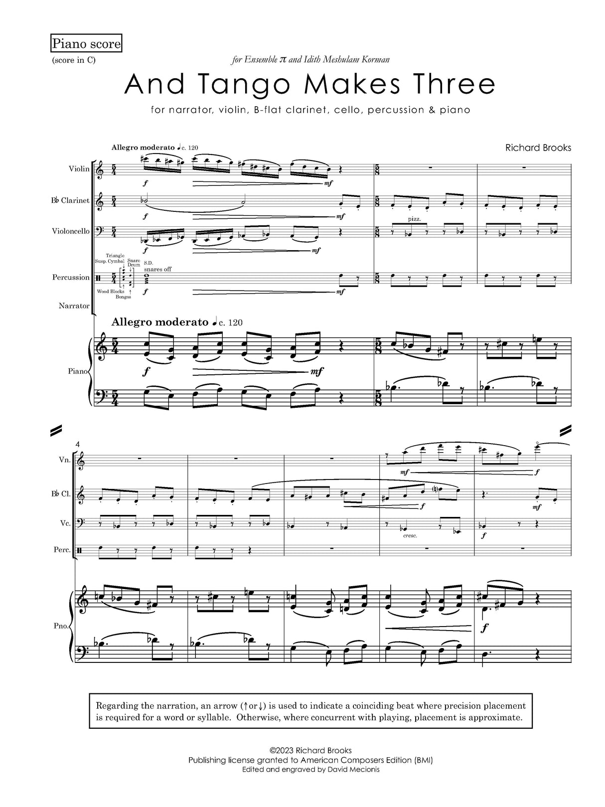 Brooks: And Tango Makes Three