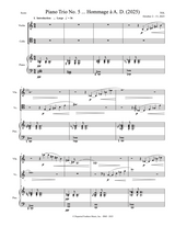 T.O. Lee: Piano Trio No. 5