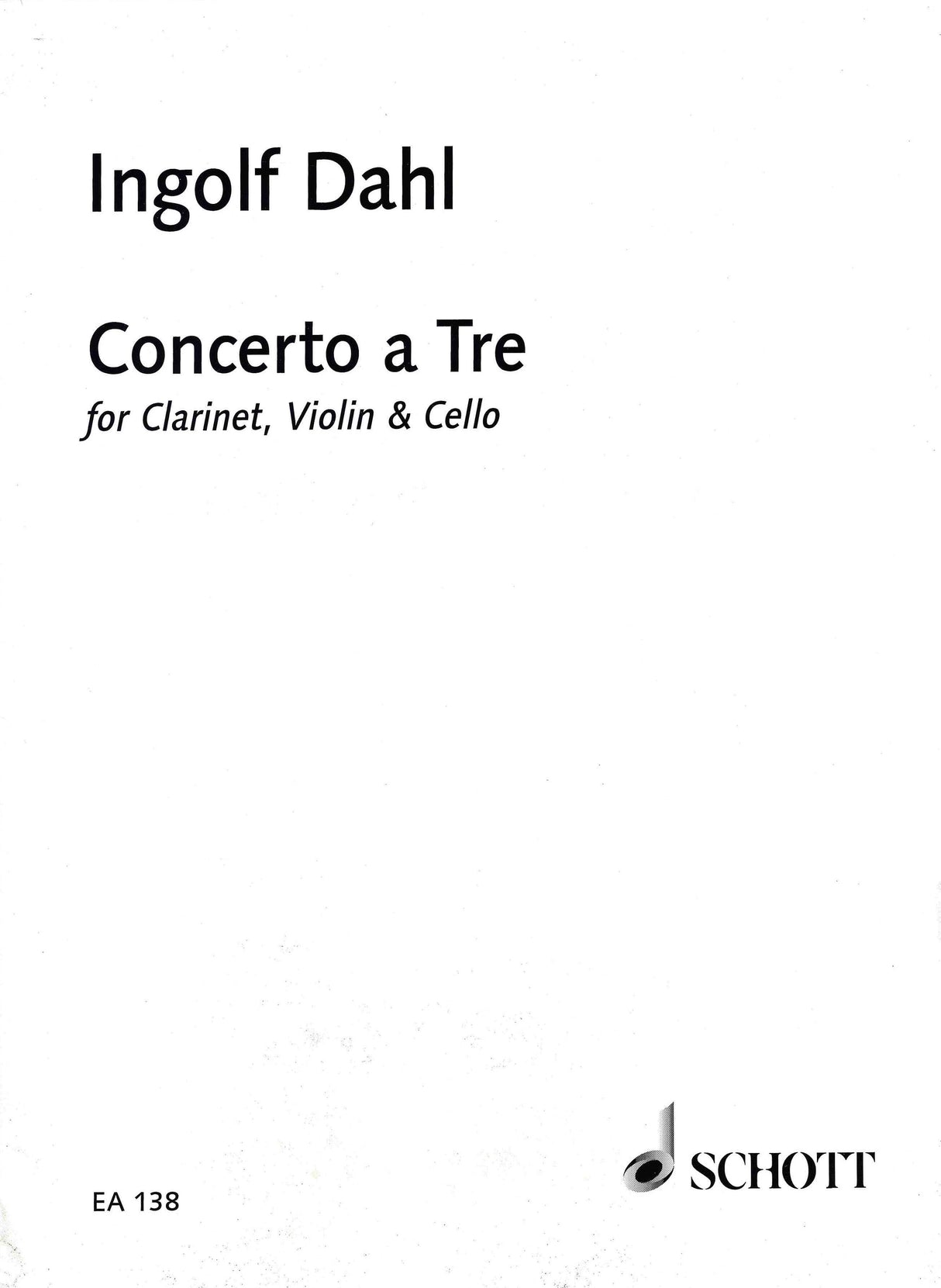 Dahl: Concerto for 3