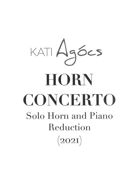 Agócs: Horn Concerto
