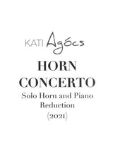 Agócs: Horn Concerto