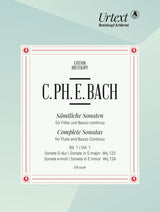 C.P.E. Bach: Flute Sonatas in G Major and E Minor, Wq. 123 & 124
